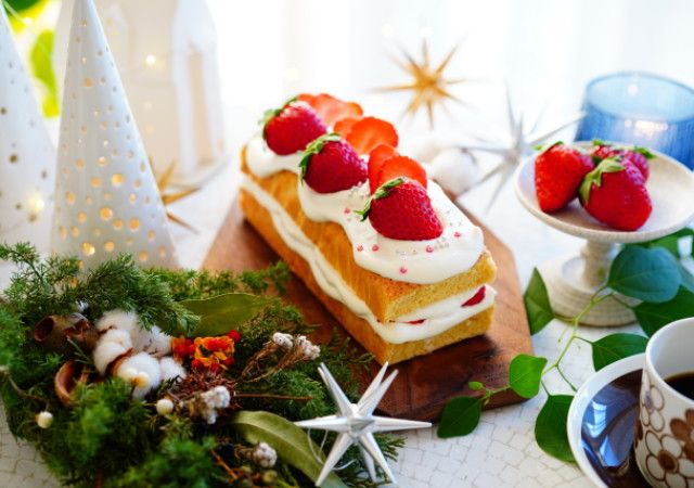 お菓子作り初心者でも簡単にできる パウンド型でつくるクリスマスのショートケーキ Michill ミチル