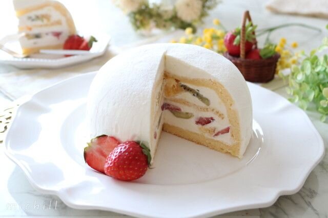 断面ワクワク 寒さも吹き飛ぶ 可愛い真っ白かまくらケーキ 年01月25日 Biglobe Beauty