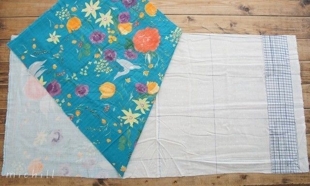 春色のかわいい 便利な三角スカーフの作り方 手縫いで簡単ハンドメイド Michill ミチル